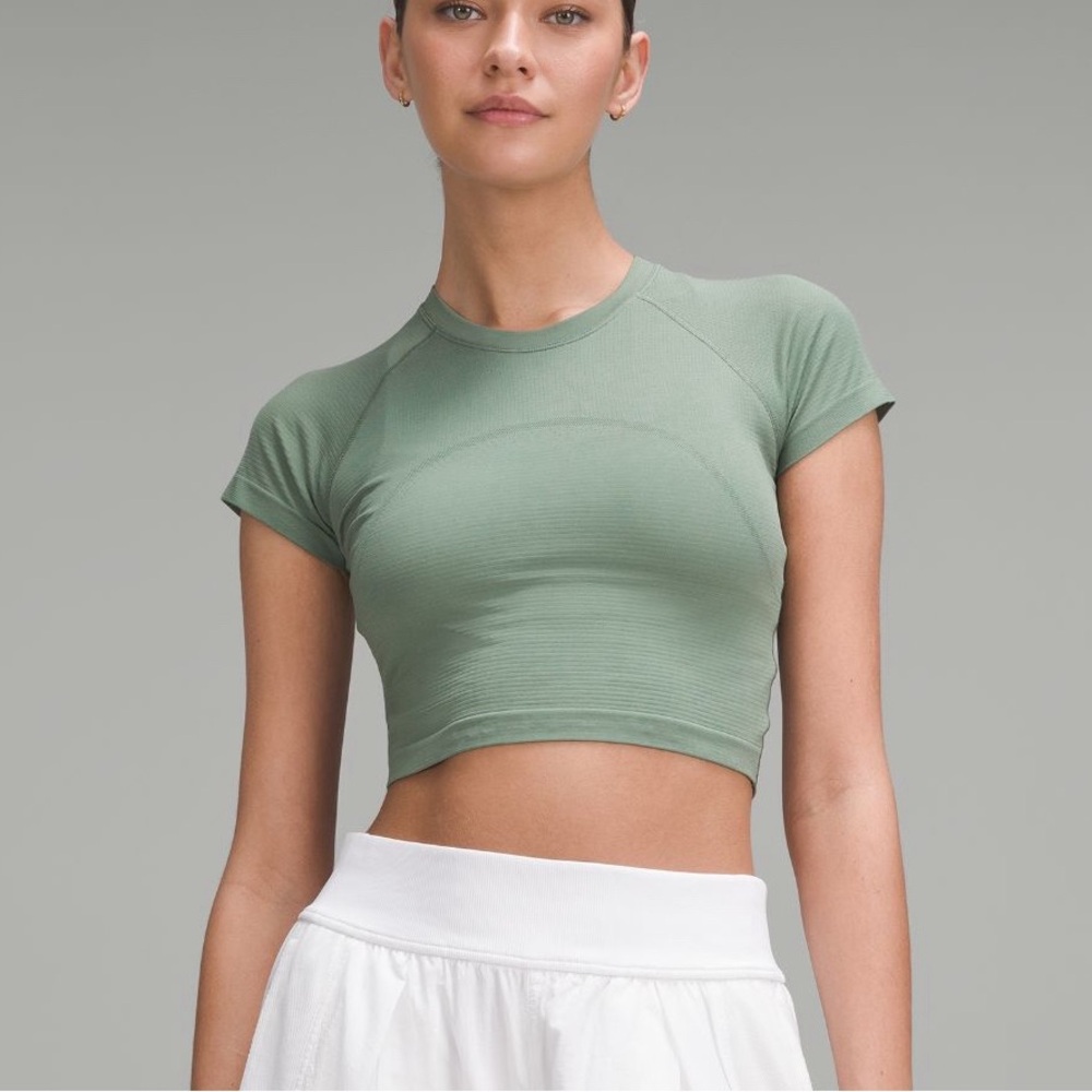 LULULEMON NWT Swiftly Tech Cropped Short Sleeve 2.0
